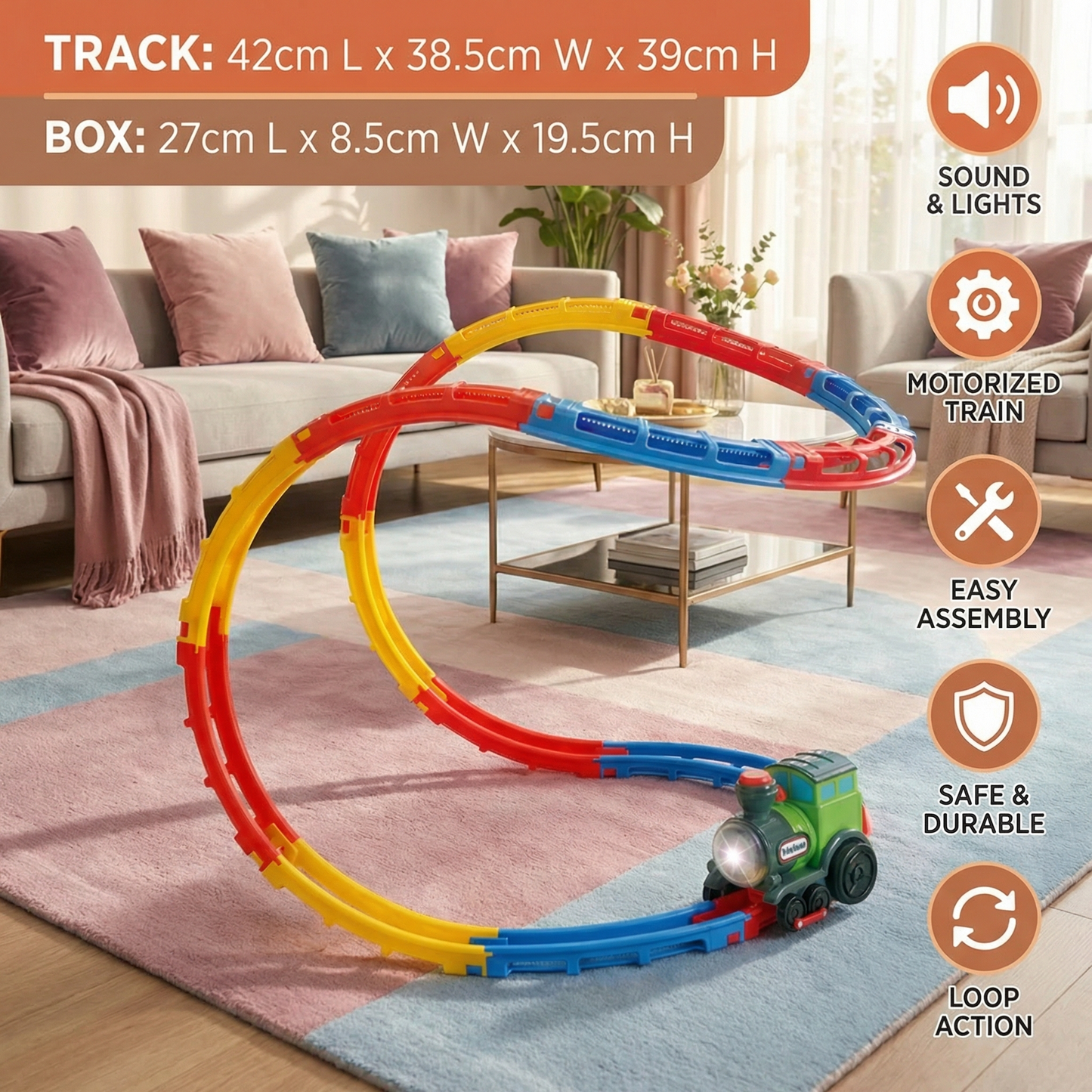 Train Roller Coaster Toy