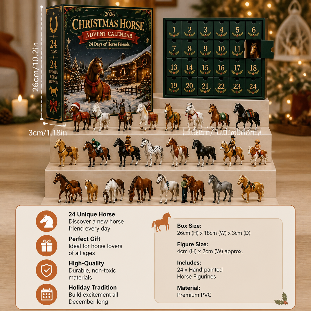 Horse Lovers’ Advent Calendar – 24 Days of Christmas Surprises