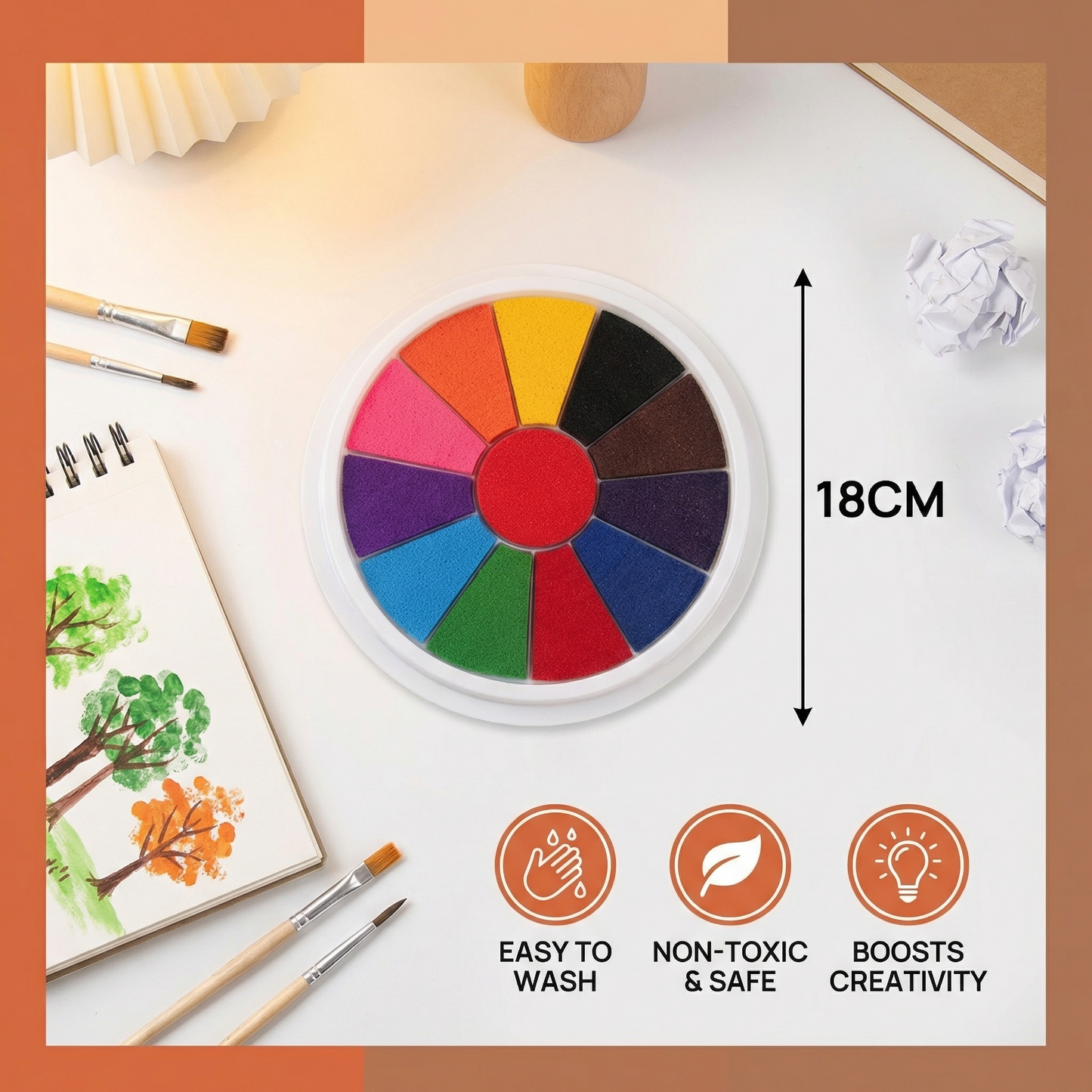 Finger Paint Drawing Set for Children