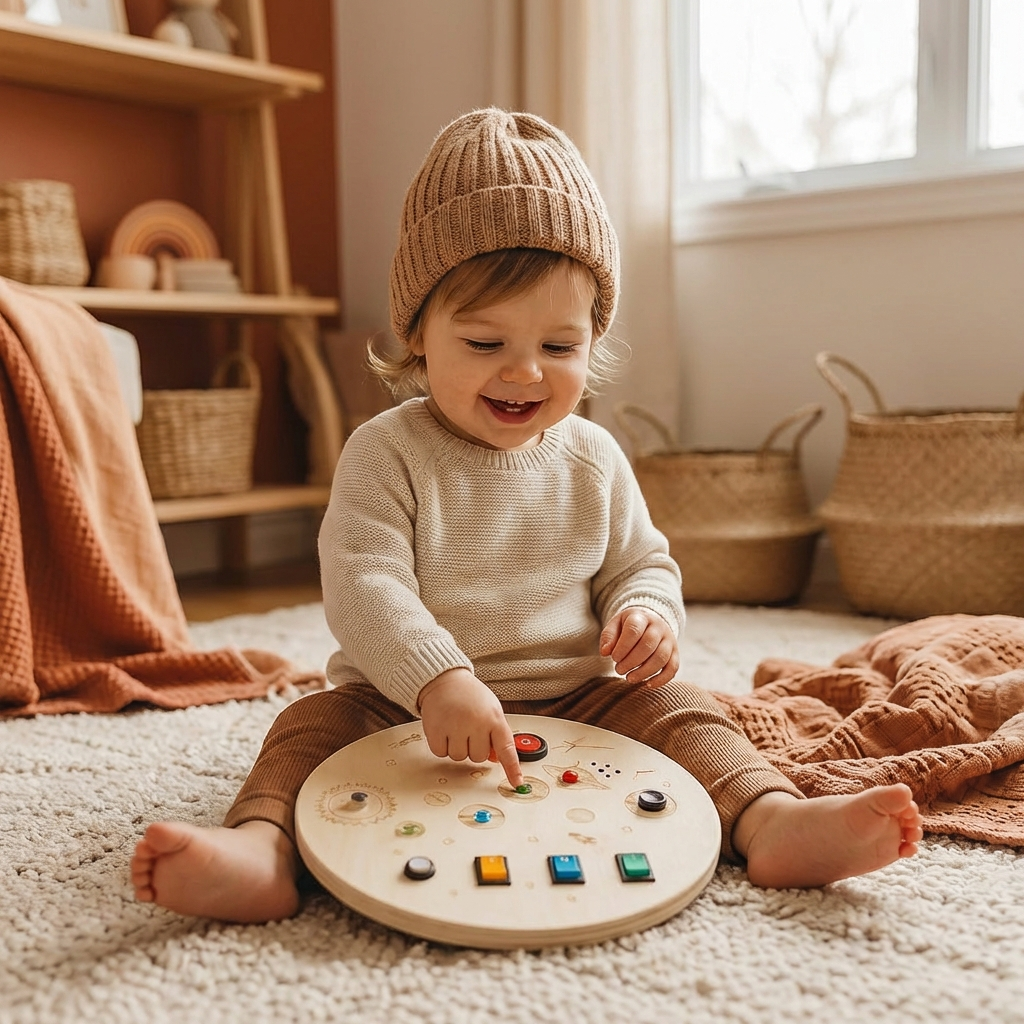Montessori Wooden Activity Board