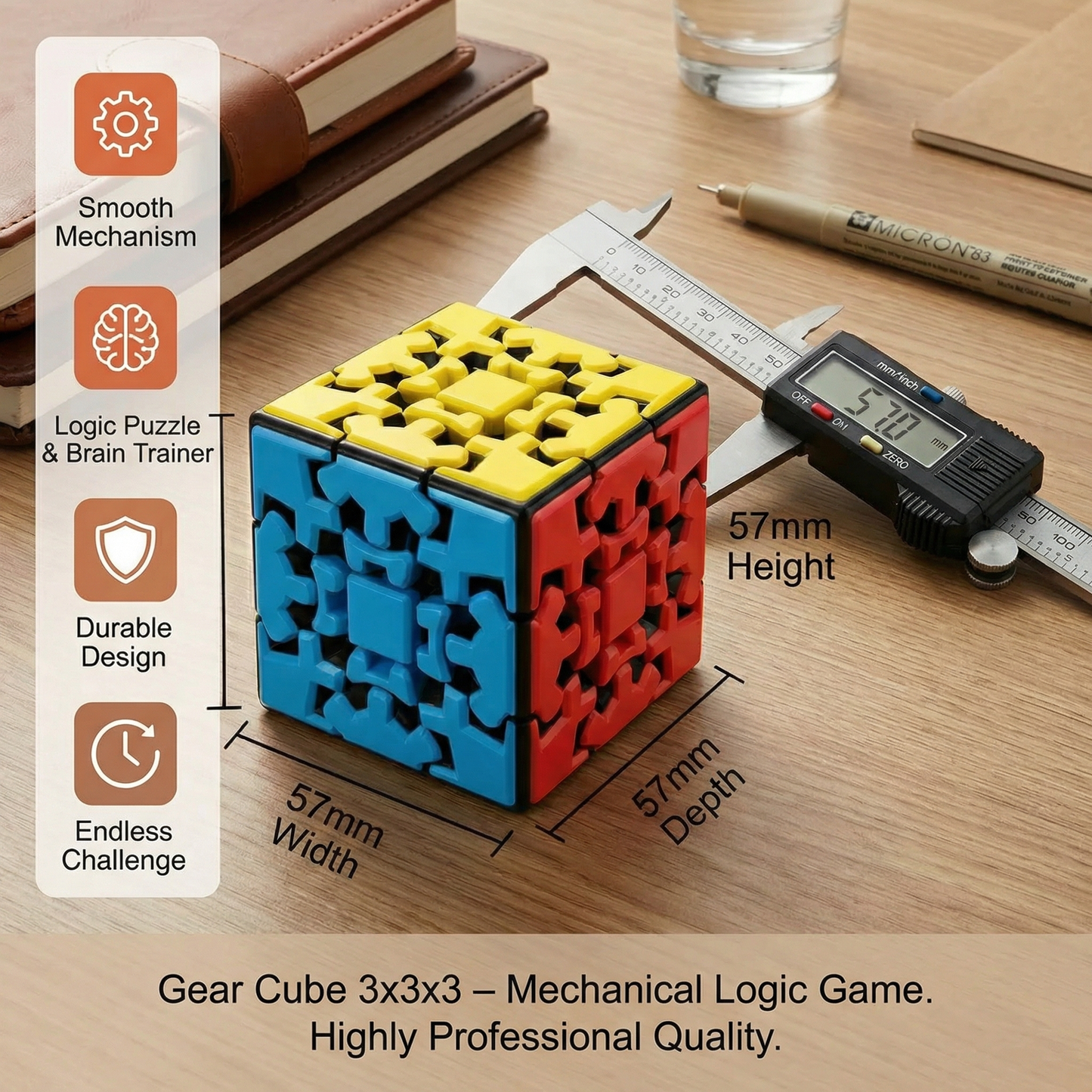 Gear Cube 3×3×3 – Mechanical Logic Game