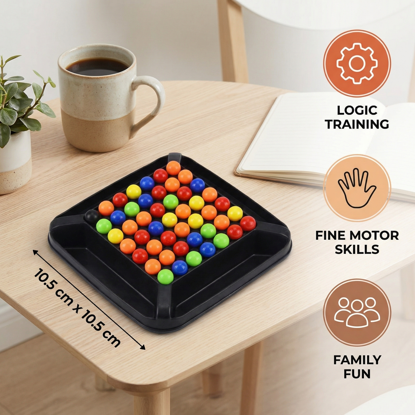 Colors Match Logic Game – Interactive Ball Puzzle Game for Children & Adults