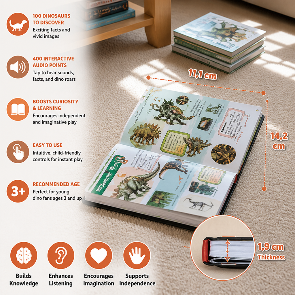 Interactive Talking Dinosaur Encyclopedia Book