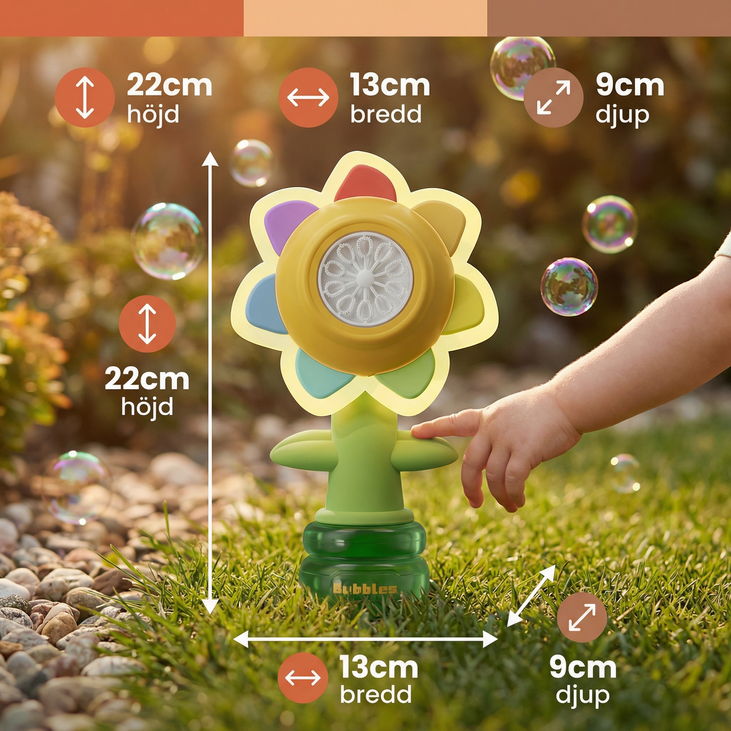 Dancing Soap Bubbles Flower