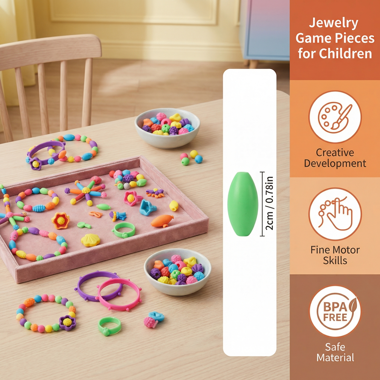 Jewelry Game Pieces for Children