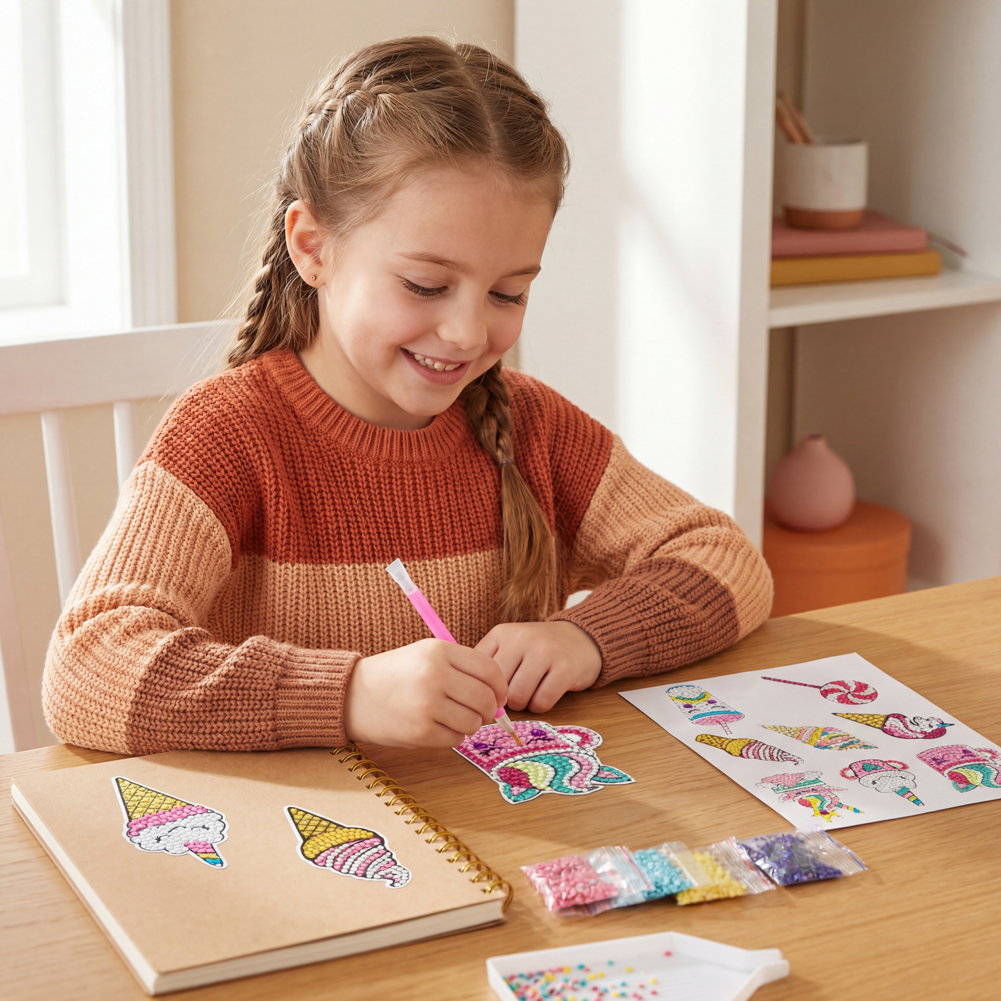 Diamond Painting Stickers for Kids