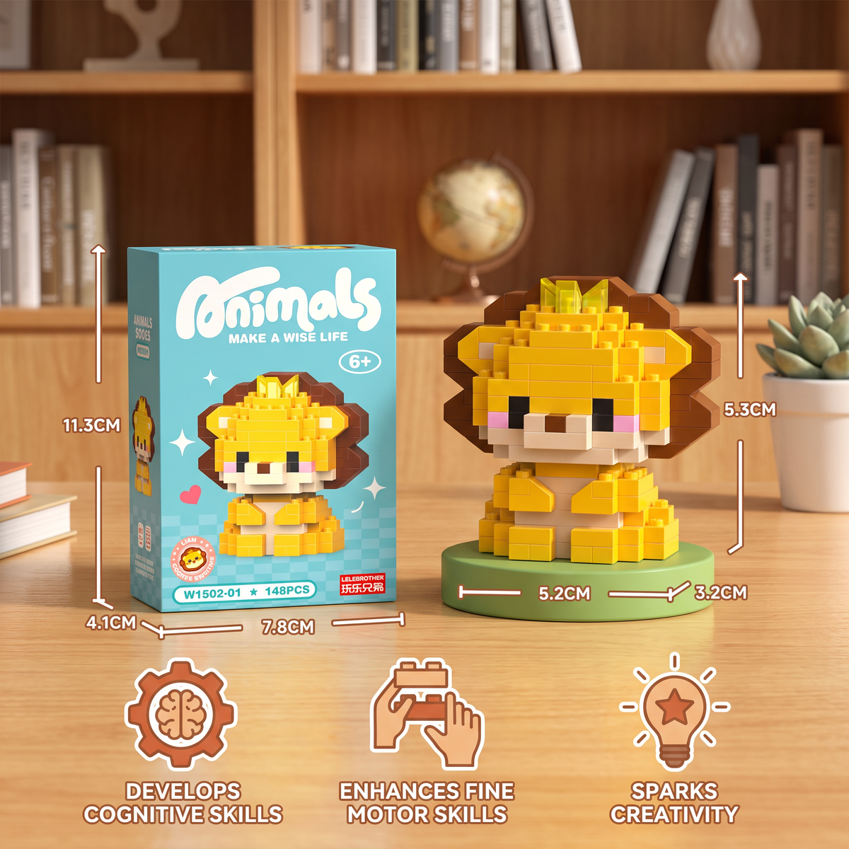 Adorable Animal Building Blocks Advent Calendar for Kids