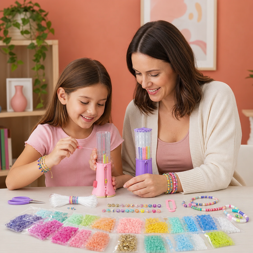 DIY Beaded Bracelet Making Kit for Kids