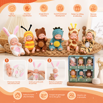 Mini Fairy Princess Doll Dress-Up Set