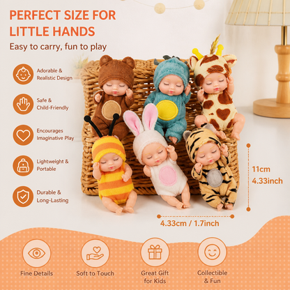 Mini Fairy Princess Doll Dress-Up Set
