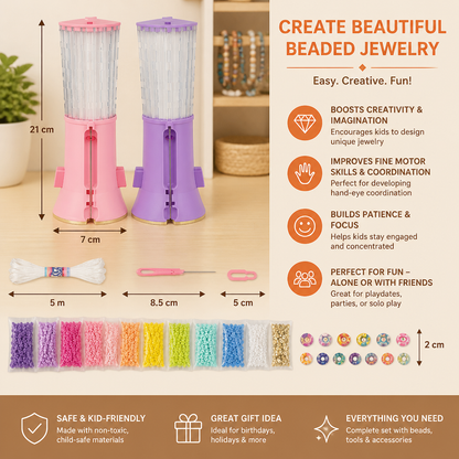 DIY Beaded Bracelet Making Kit for Kids