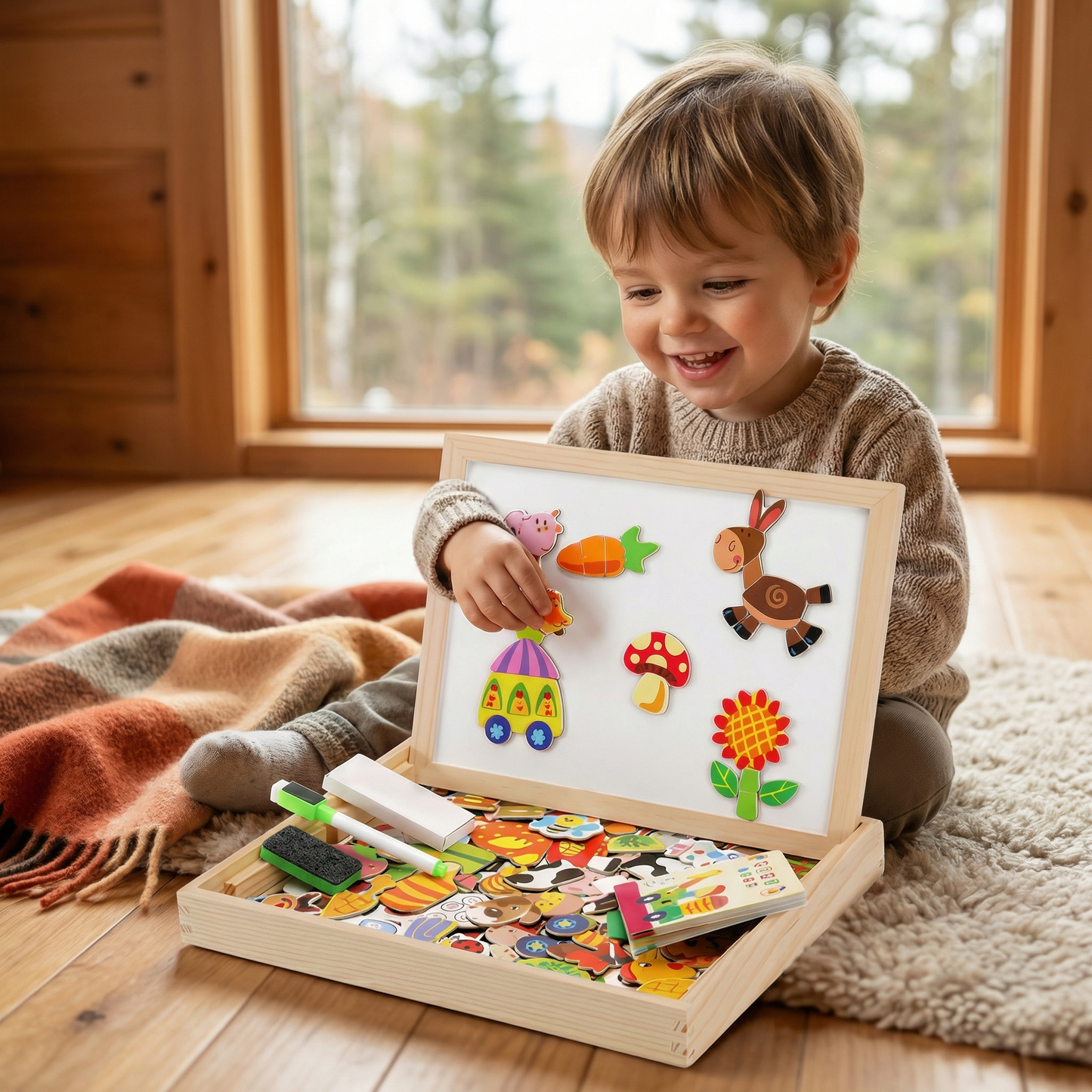 2-in-1 Montessori Drawing Board