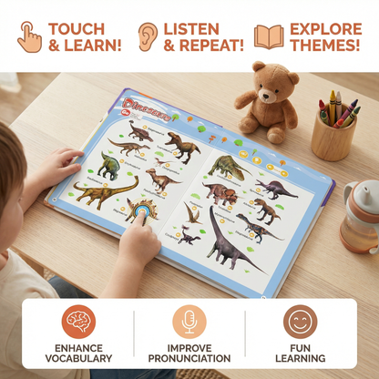 Talking English Learning Book for Children