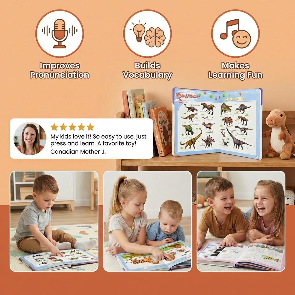 Talking English Learning Book for Children