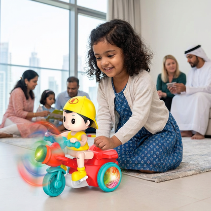 Glowing Music Kids Stunt Scooter Toy