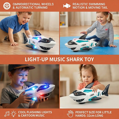 Light-Up Music Shark Children's Toy