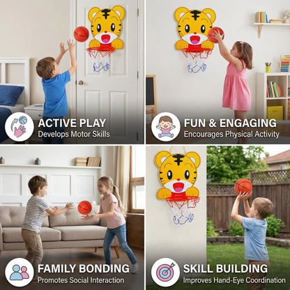 Cute Animal Basketball Set for Kids