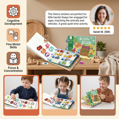 Sensory Montessori Activity Book