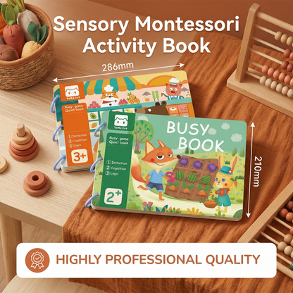 Sensory Montessori Activity Book