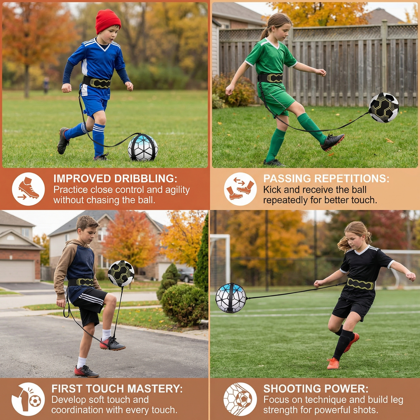 Soccer Training Belt for Better Ball Control