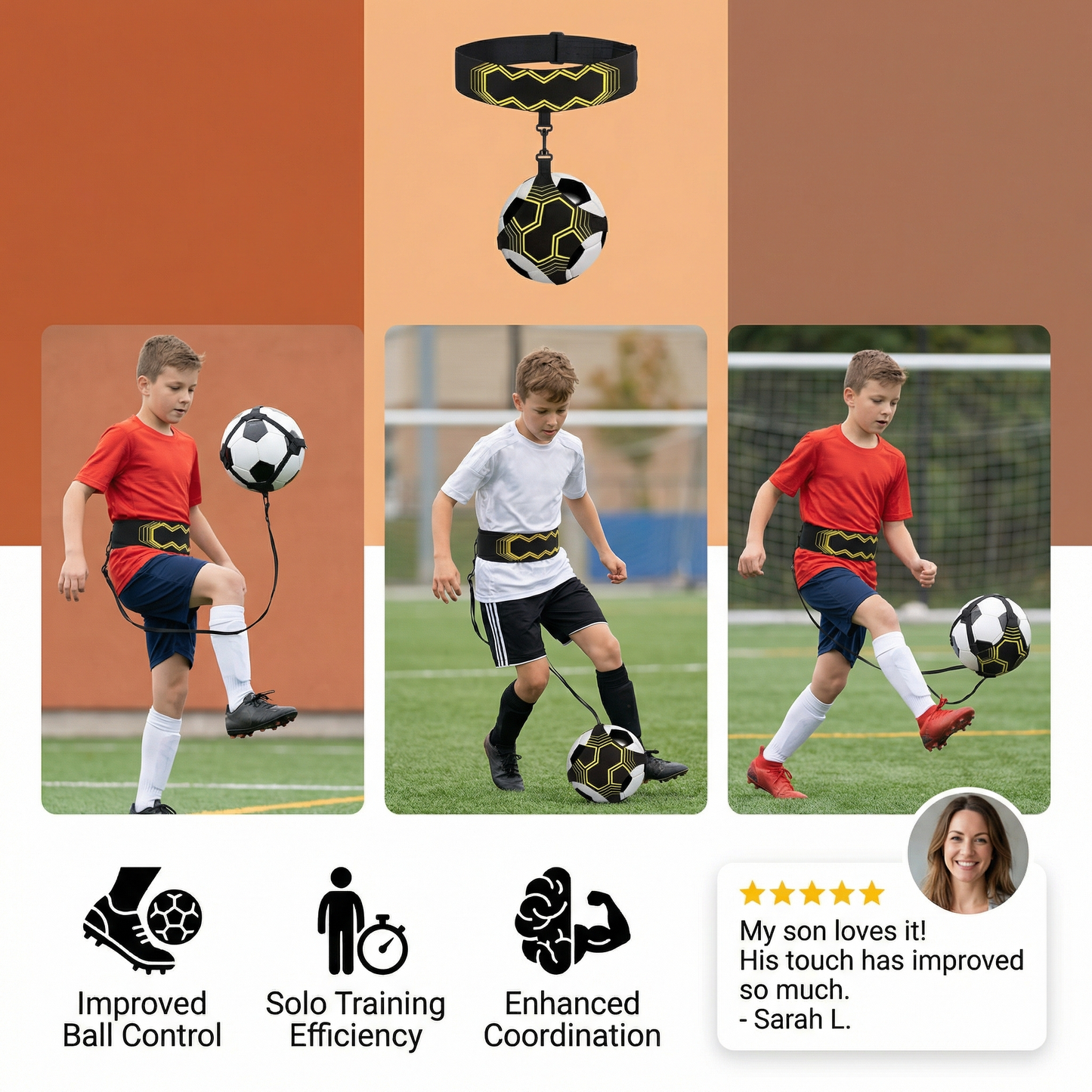 Soccer Training Belt for Better Ball Control
