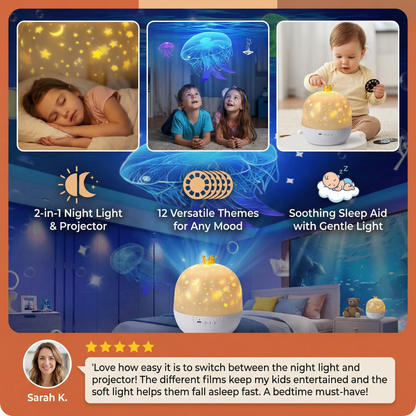 2-in-1 Children's Night Light and Projector
