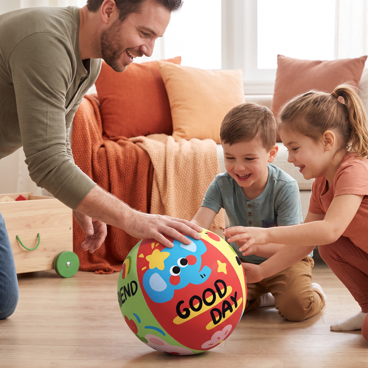 Soft & Safe Silent Indoor Play Ball for Kids