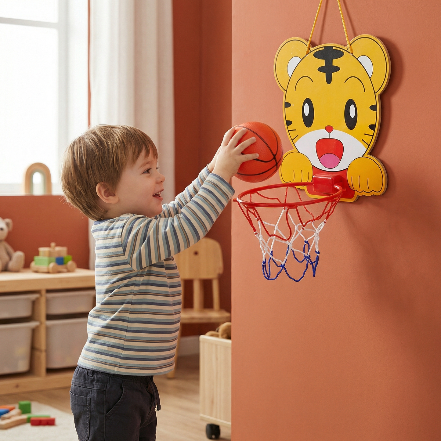 Cute Animal Basketball Set for Kids