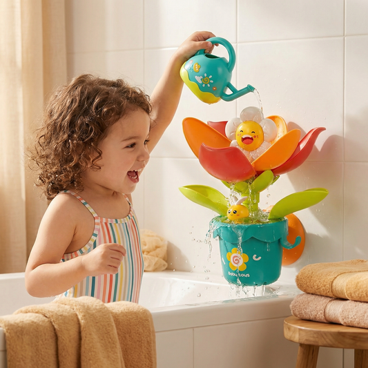 Flower Fun Bath Toy with Watering Can