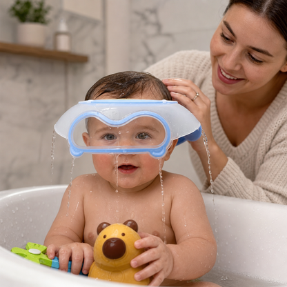 Adjustable Baby Water & Shampoo Visor with 360° Eye & Ear Protection