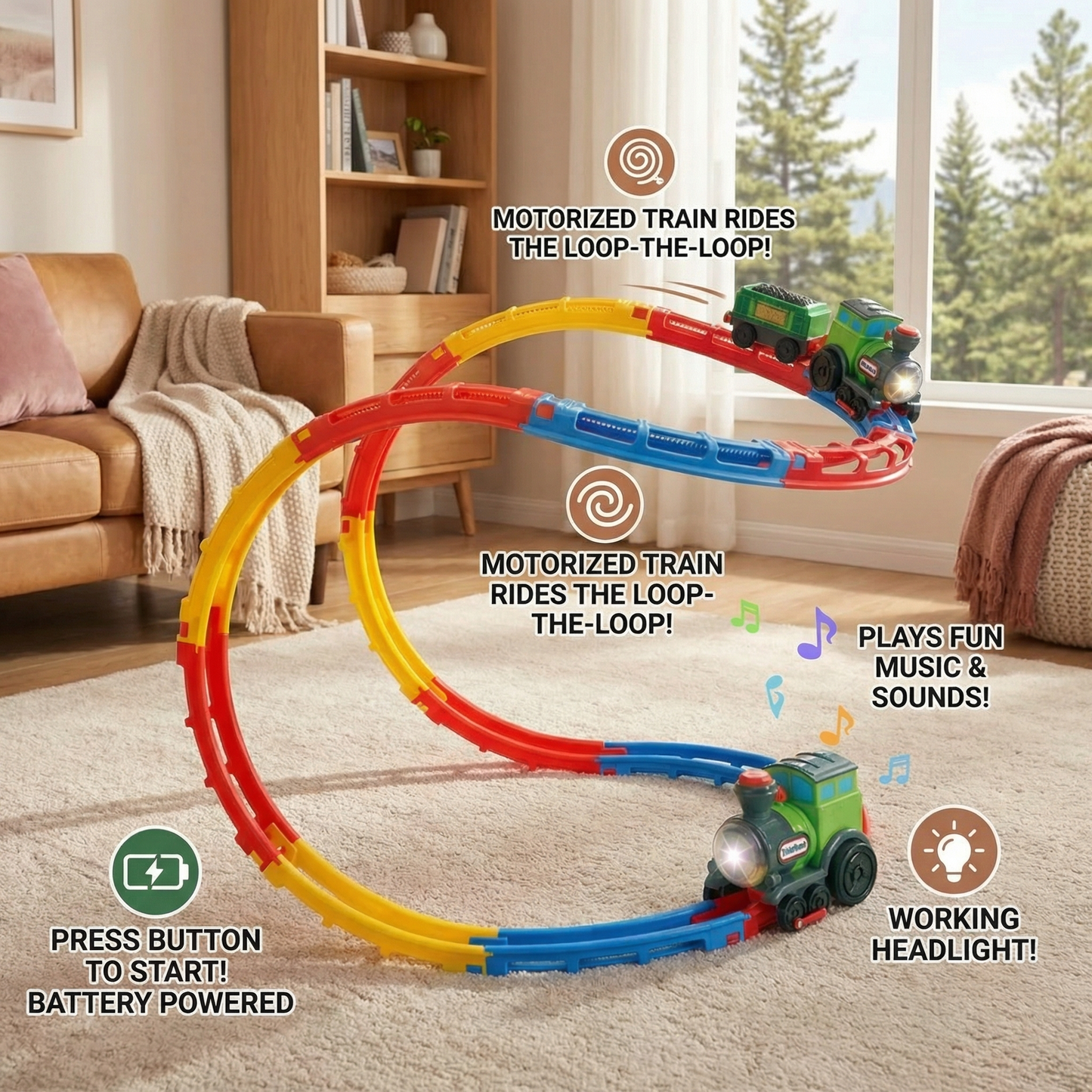 Train Roller Coaster Toy