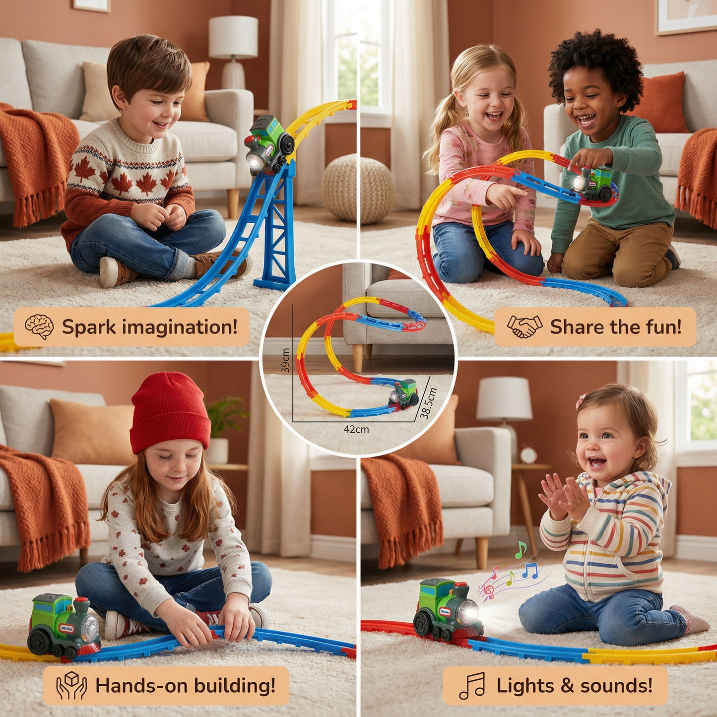 Train Roller Coaster Toy