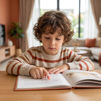 Kids’ Finger Reading Tracker – Translucent Reading Guide