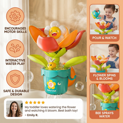 Flower Fun Bath Toy with Watering Can