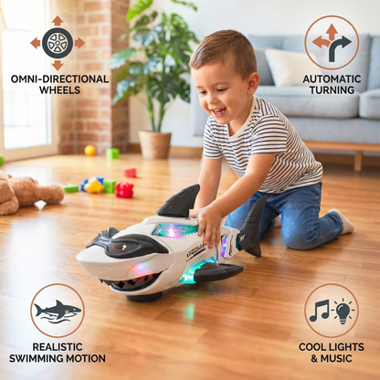 Light-Up Music Shark Children's Toy
