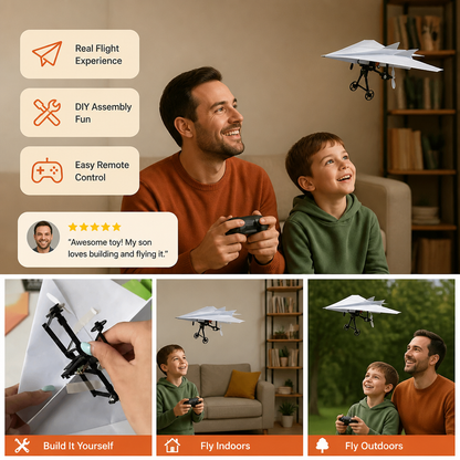 DIY Remote Control Paper Airplane Kit