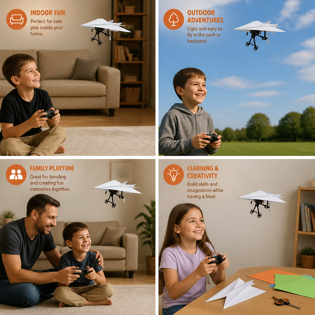 DIY Remote Control Paper Airplane Kit