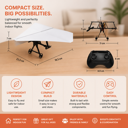 DIY Remote Control Paper Airplane Kit