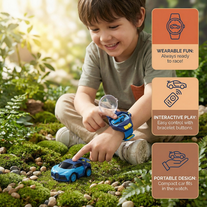 Remote-Controlled Mini Bracelet Car