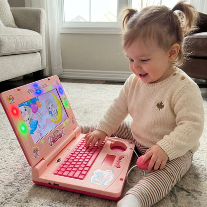 Kids’ Interactive Laptop with Lights, Music & Scrolling Screen