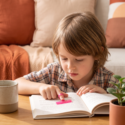 Kids’ Finger Reading Tracker – Translucent Reading Guide