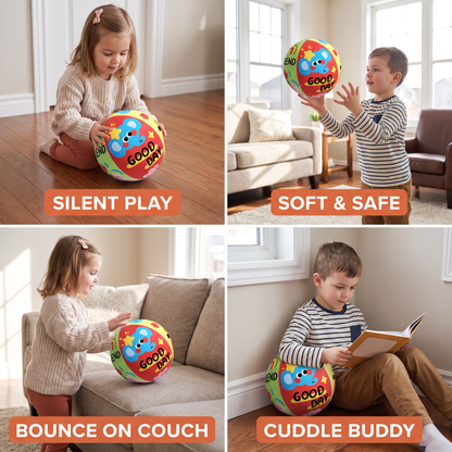 Soft & Safe Silent Indoor Play Ball for Kids