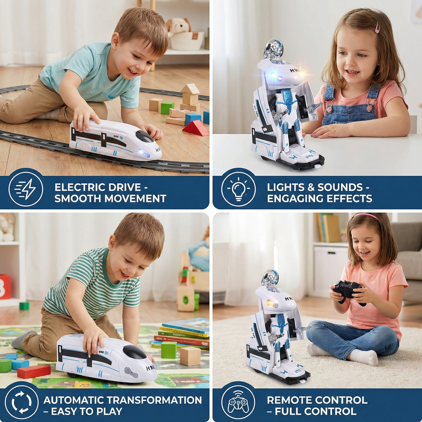Transforming Robot Train Toy