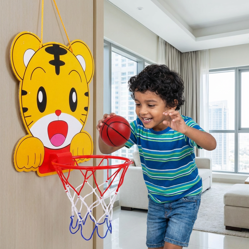 Cute Animal Basketball Set for Kids