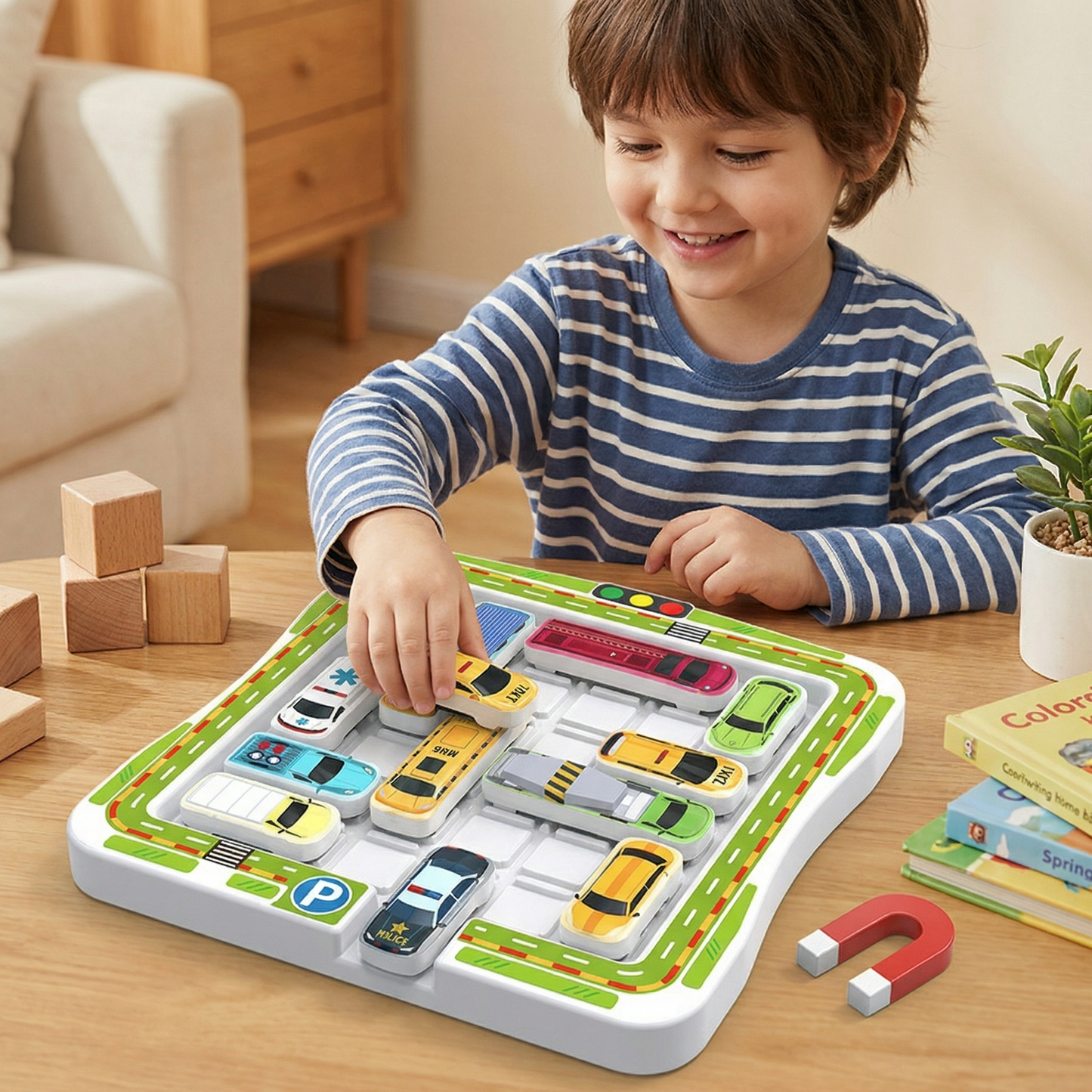 Logical Thinking - Car Parking Puzzle Toy for Kids