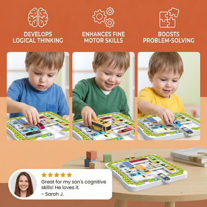 Logical Thinking - Car Parking Puzzle Toy for Kids