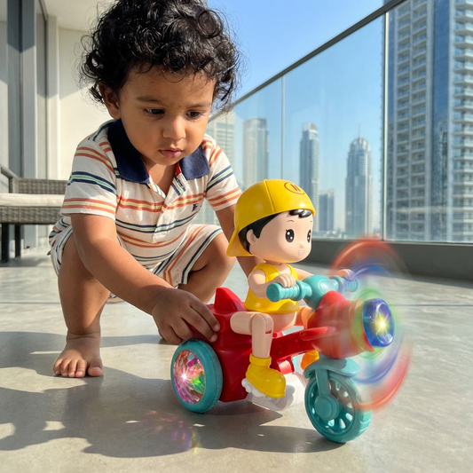 Glowing Music Kids Stunt Scooter Toy