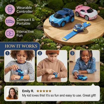 Remote-Controlled Mini Bracelet Car