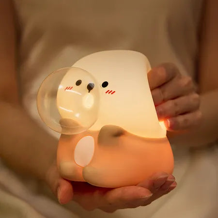Cute Bubble Otter Silicone Night Light