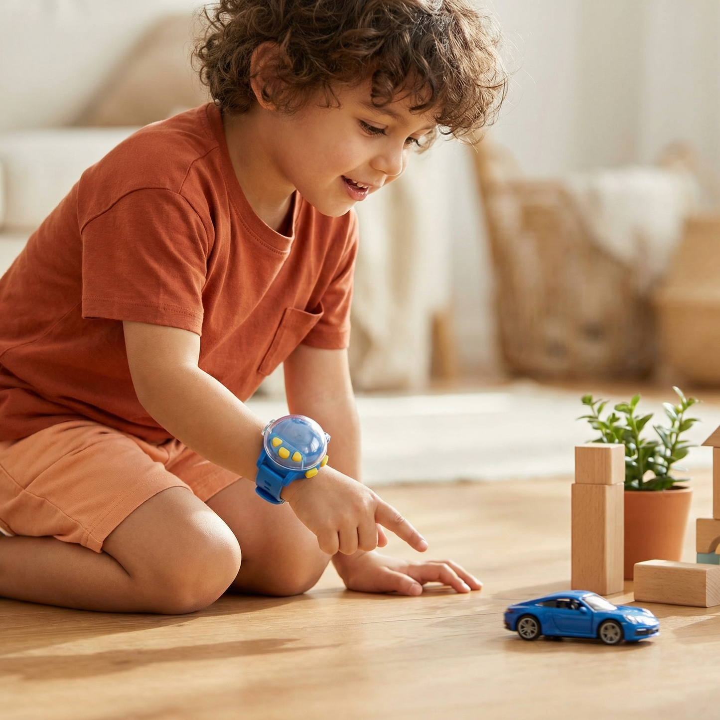 Remote-Controlled Mini Bracelet Car